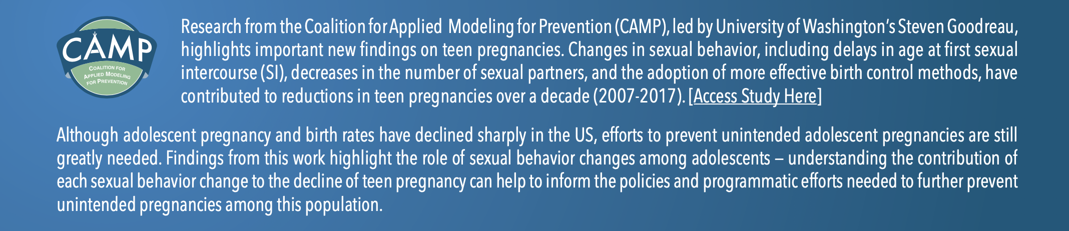 Declines in Pregnancies among U.S. Adolescents from 2007 to 2017: Behavioral Contributors to the Trend